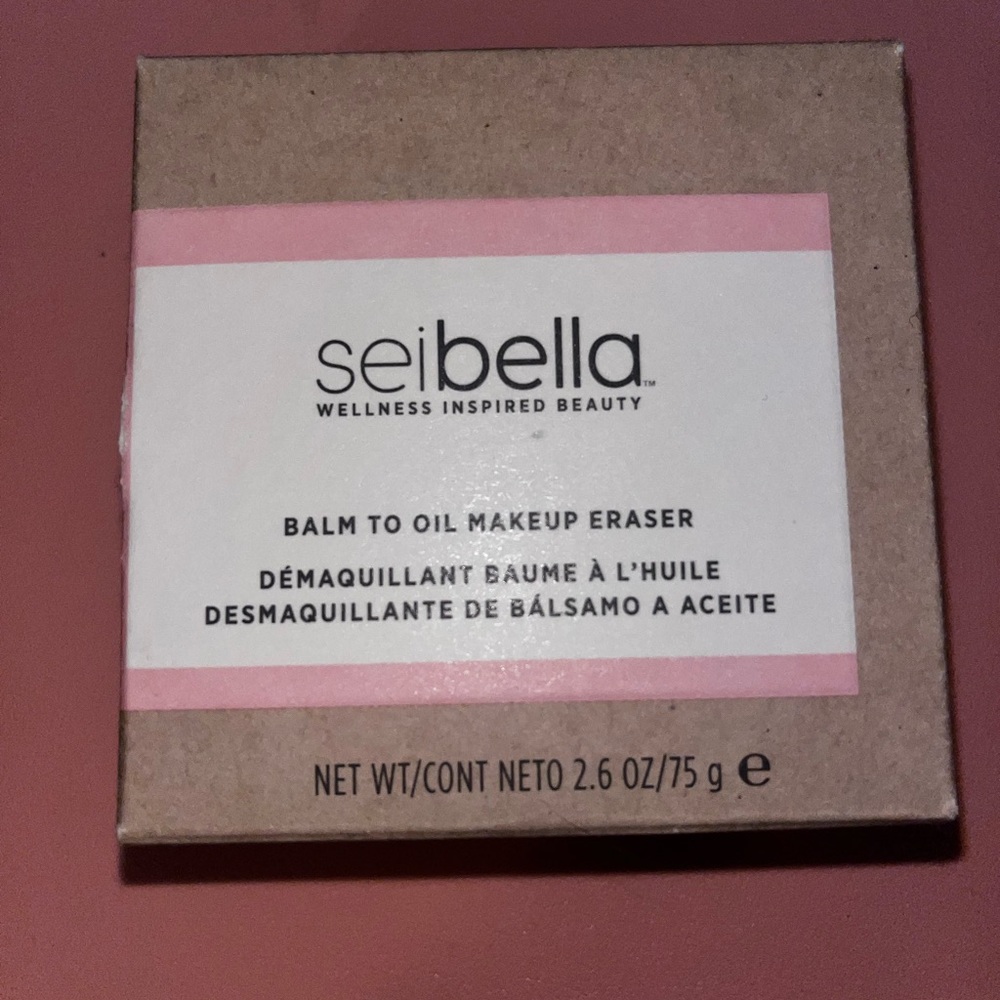 Brand New Never Opened Sei Bella Balm to Oil Makeup Eraser